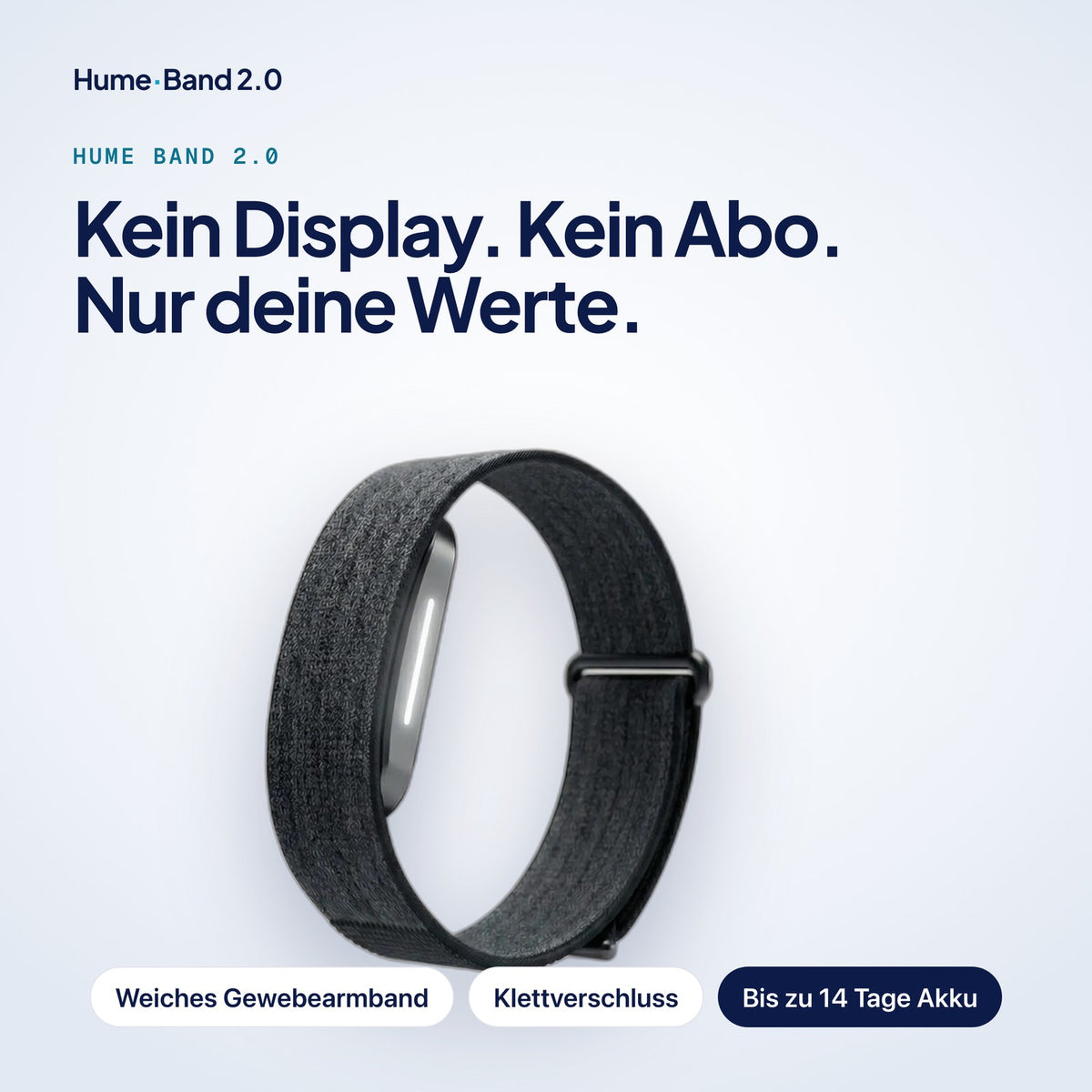 Hume Band 2.0 – kein Display, kein Abo
