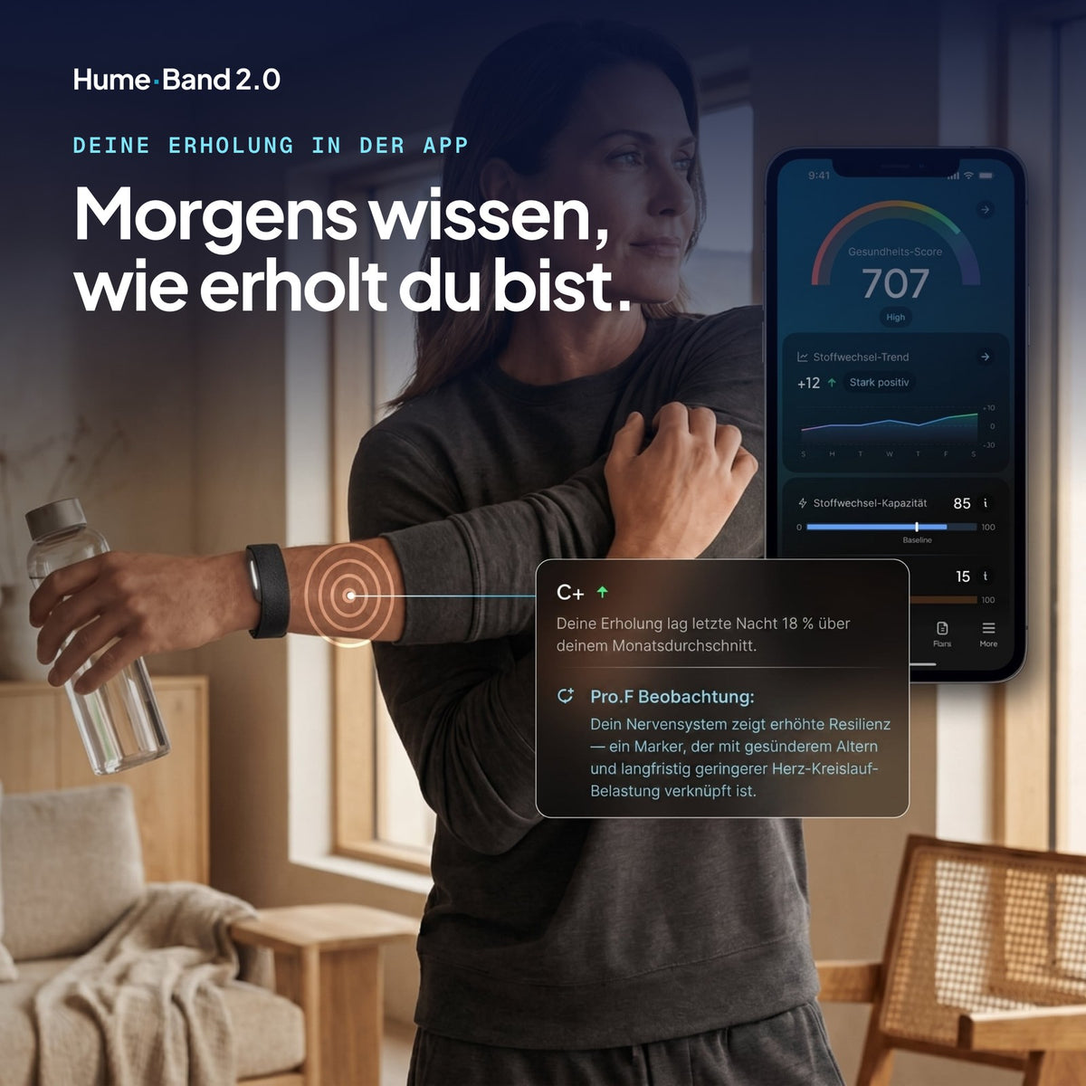 Morgens wissen, wie erholt du bist